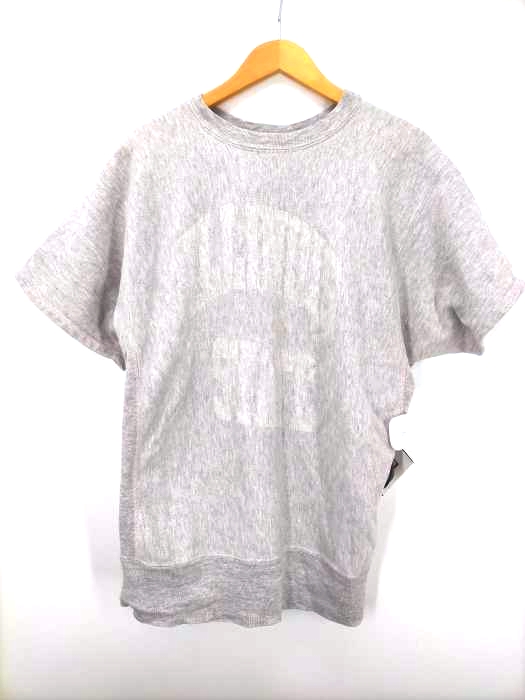Champion(チャンピオン) 80S USA製 トリコタグ REVERSE WEAVE カレッジプリント 2段 スウェットTシャツ メンズ JPN：XL