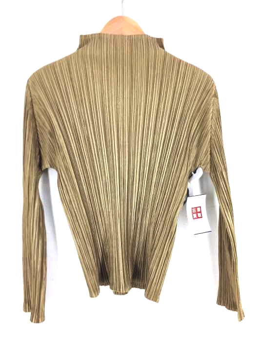 プリーツプリーズイッセイミヤケ PLEATS PLEASE ISSEY MIYAKE プリーツ ボトルネックカットソー レディース  3