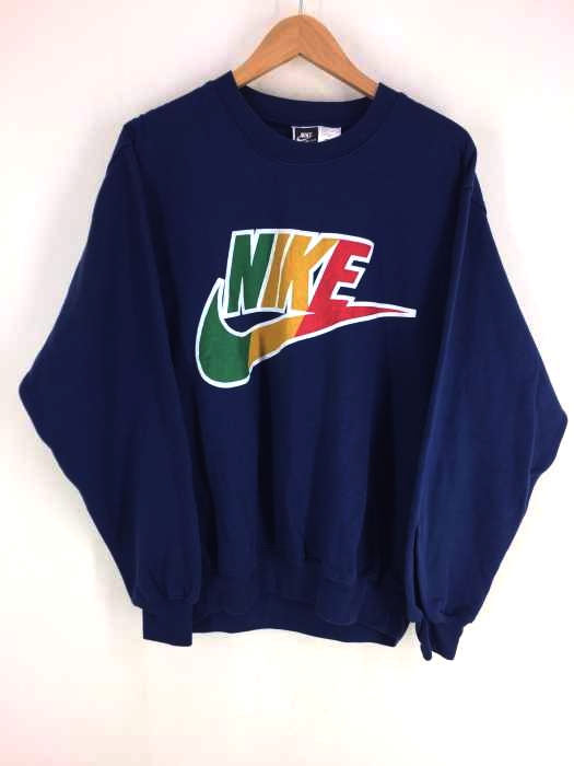 ナイキ NIKE マルチカラー クルーネックトレーナー メンズ  FREE