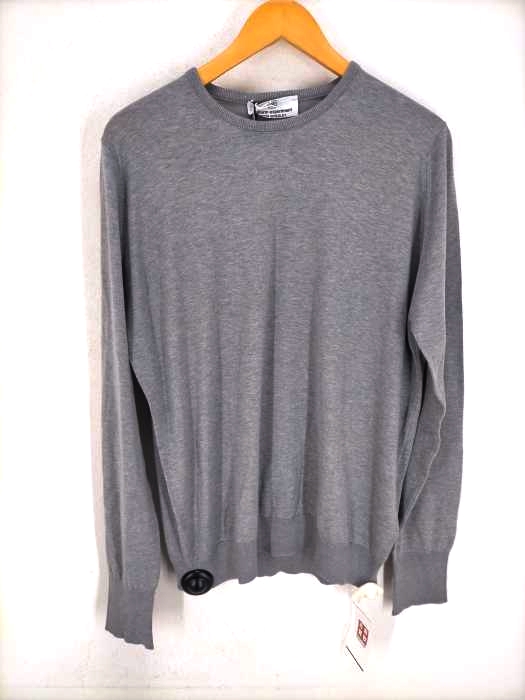 ユニフォームエクスペリメント uniform experiment 22AW COTTON CREWNECK KNIT メンズ  L