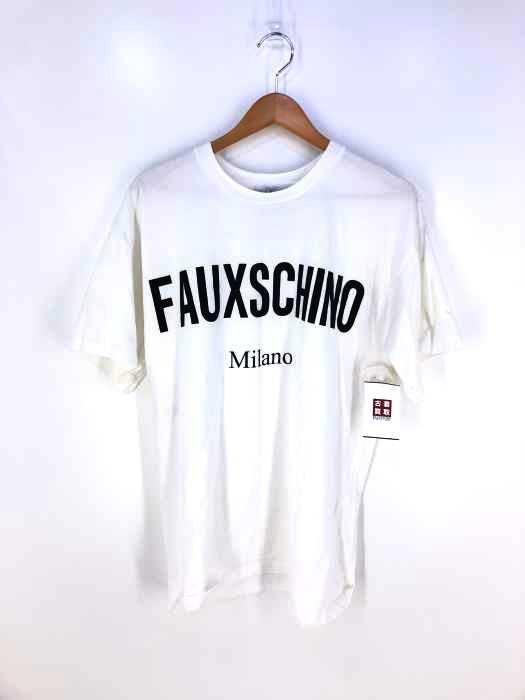 モスキーノ MOSCHINO Fauxschino Milano プリントTシャツ メンズ 表記無