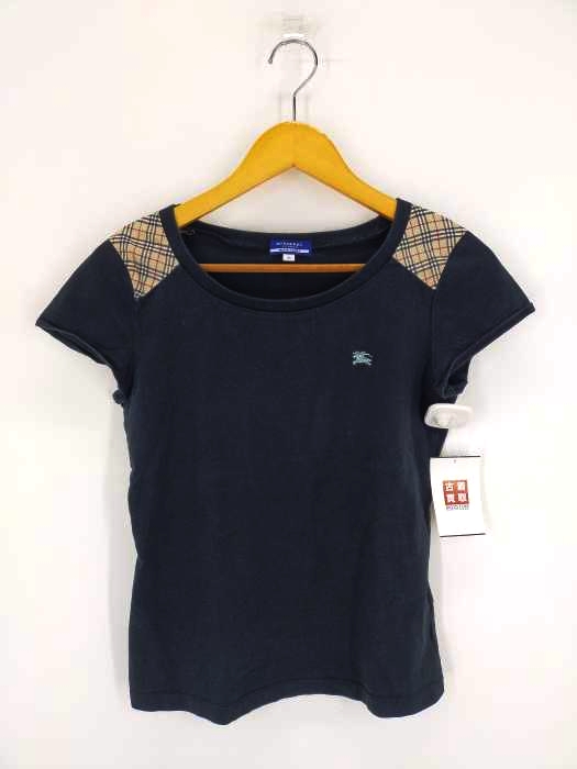 バーバリーブルーレーベル BURBERRY BLUE LABEL ノバチェック クルーネックカットソー レディース  38