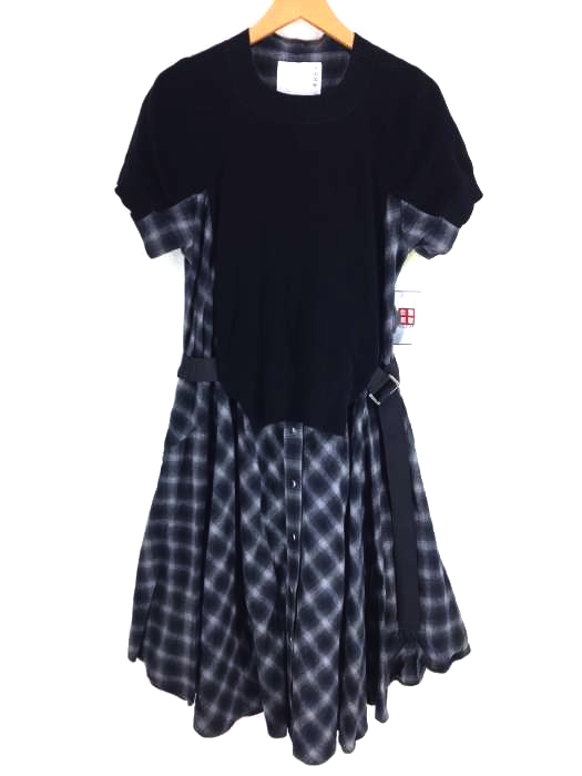 サカイ Sacai 20SS Ombre Check Pullover レディース  1