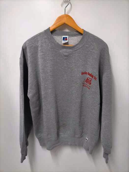 ラッセルアスレチック RUSSELL ATHLETIC 90S USA製 前V両面プリントクルーネックスウェット メンズ JPN：L