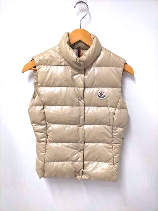 モンクレール MONCLER GHANAダウンベスト レディース US：0-2 0