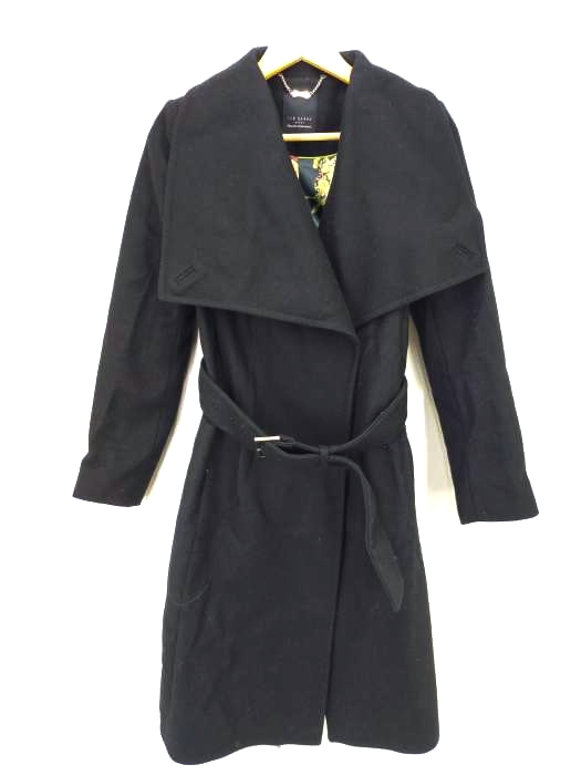 テッドベーカー TED BAKER カシミヤ混 ロングコート レディース  2