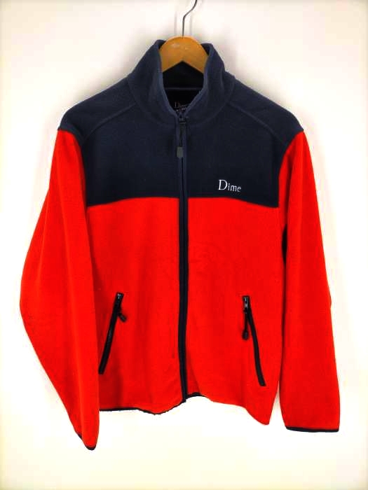 ダイム Dime POLAR FLEECE JACKETバイカラーフリースジャケット メンズ JPN：M