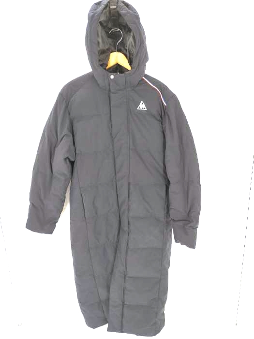 ルコック スポルティフ le coq sportif デサント製 フーデッド ロング ダウンコート メンズ import：L