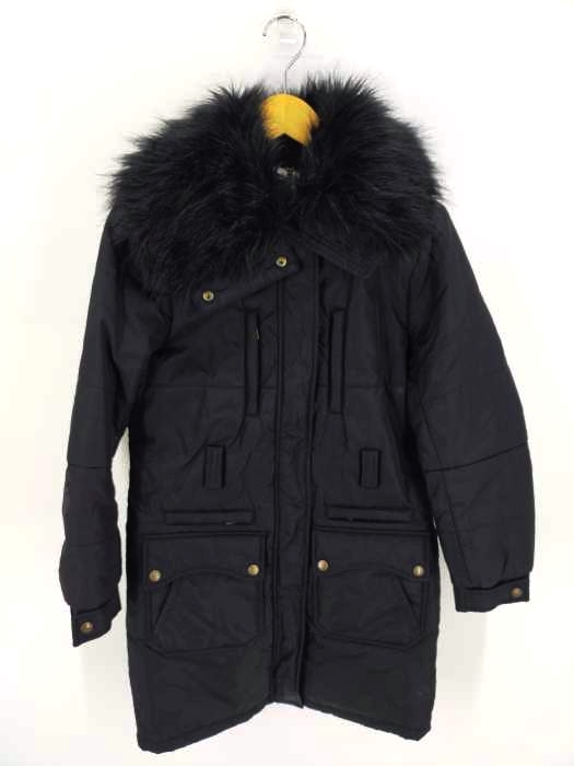 ランズエンド LANDS END ファー付き 中綿コート レディース JPN：M