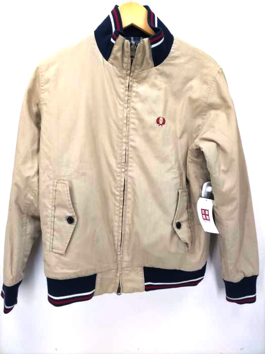 フレッドペリー FRED PERRY ロゴ刺繍 リバーシブル スイングトップ ブルゾン メンズ JPN：M