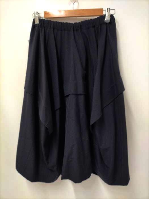 コムデギャルソンコムデギャルソン COMME des GARCONS COMME des GARCONS AD2019 19AW  ウール切り替えフレアスカート レディース JPN：S