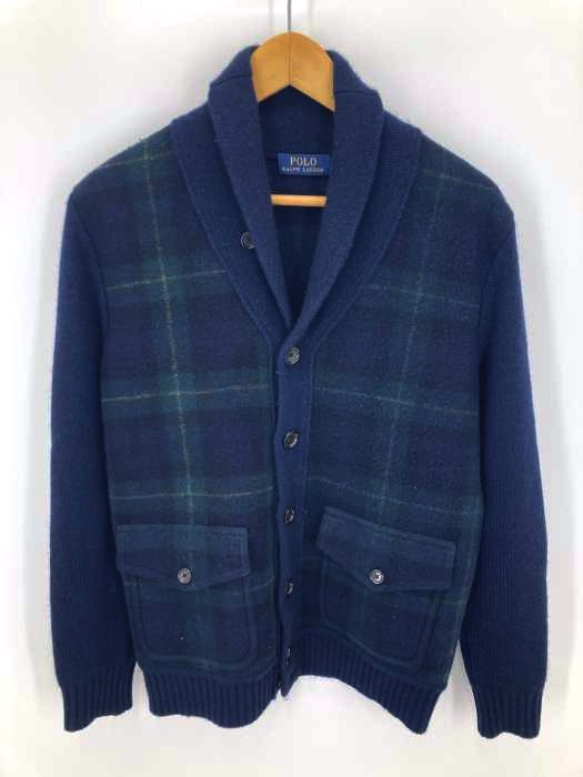 POLO RALPH LAUREN(ポロラルフローレン) ウール 切替ショールカラーカーディガン メンズ トップス カーディガン