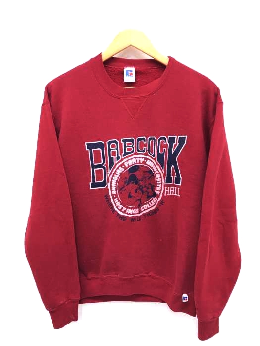 RUSSELL ATHLETIC(ラッセルアスレチック) babcock ロゴプリントスウェット メンズ JPN：L