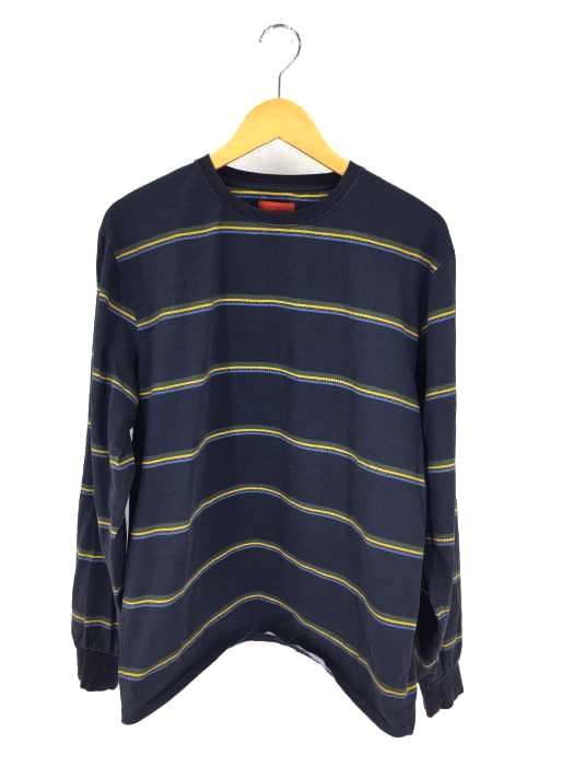 Saturdays New York City(サタデーズニューヨークシティ) MR.P LOGO STRIPE L/S メンズ JPN：XL