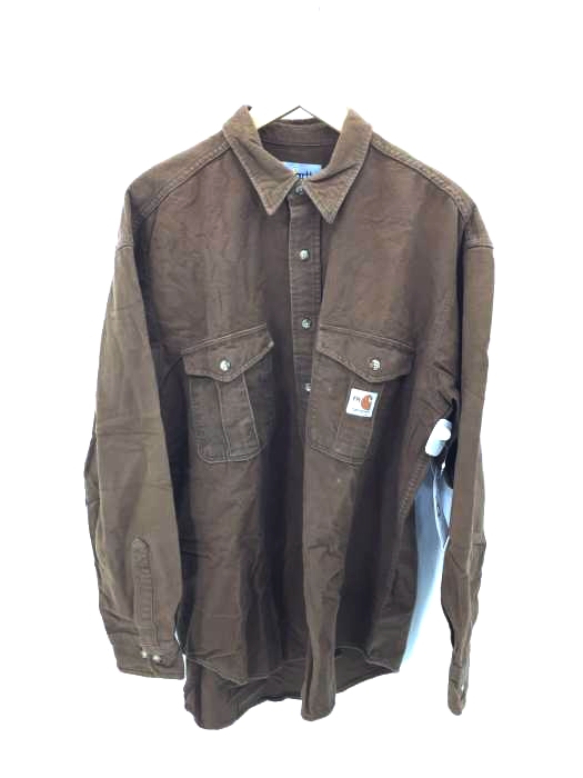 Carhartt FR(カーハート フレームレジスタント) ネルシャツ メンズ import：XL