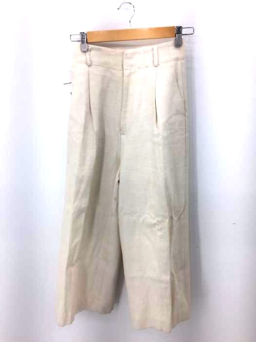 YLEVE(イレーヴ) LINEN CANVAS ANKLE TROUSERS レディース JPN：0