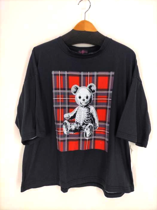 Drug honey(ドラッグ ハニー) スケルトンベアー tシャツ レディース 表記無