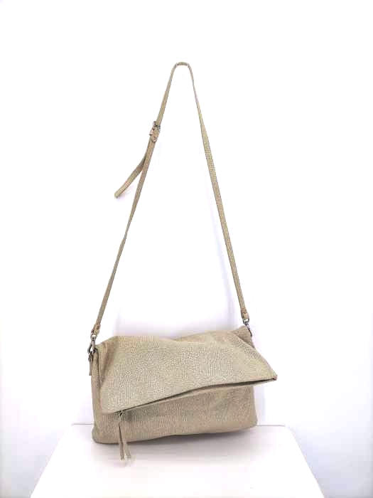 GIANNI CHIARINI(ジャンニキャリーニ) 2WAY シボ革ラメショルダーバッグ レディース 表記無