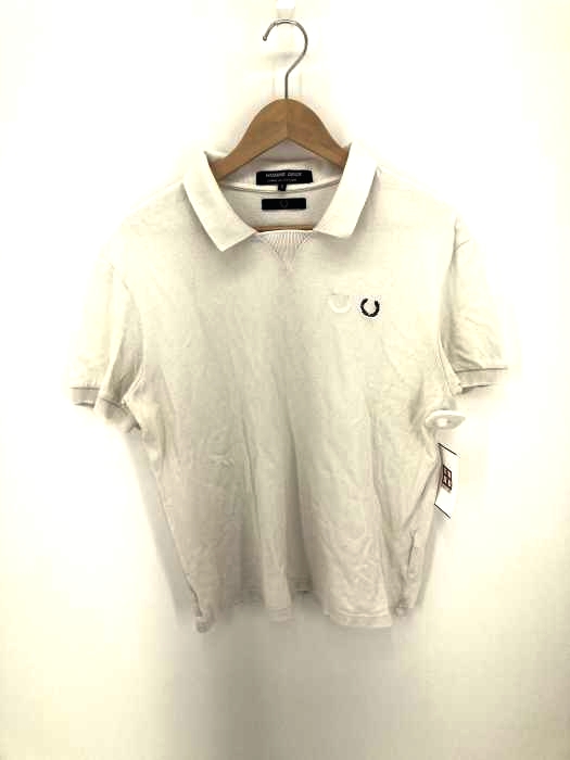 COMME des GARCONS HOMME DEUX(コムデギャルソンオムドゥ) 鹿の子編み ボタンレスポロシャツ メンズ JPN：M