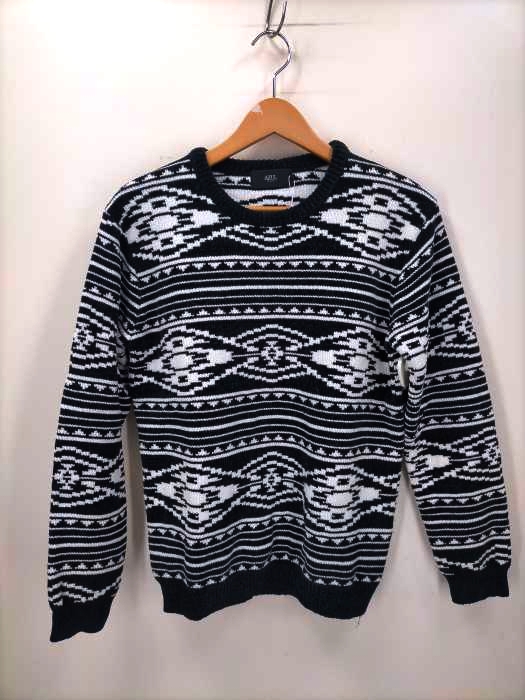 AZUL by moussy(アズールバイマウジー) CHIMAYO MOLE C/N KNIT メンズ  S