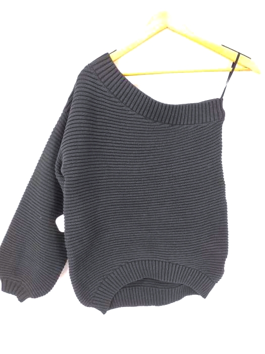 AZUL by moussy(アズールバイマウジー) ONE SHOULDER KNIT TOPS レディース  FREE