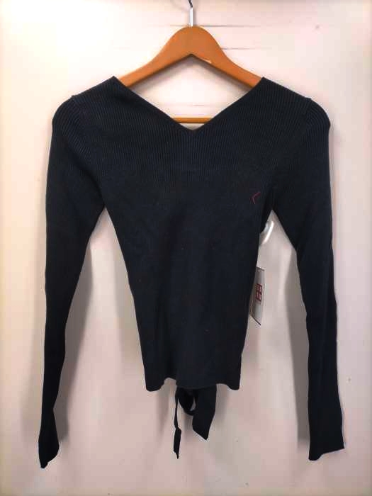 moussy(マウジー) BACK V LACE UP KNIT レディース  FREE