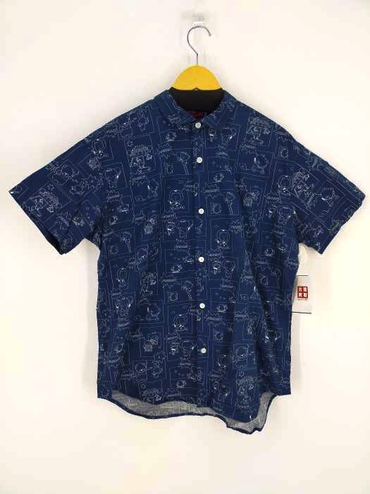 BRU NA BOINNE 総柄 半袖シャツ メンズ JPN:1