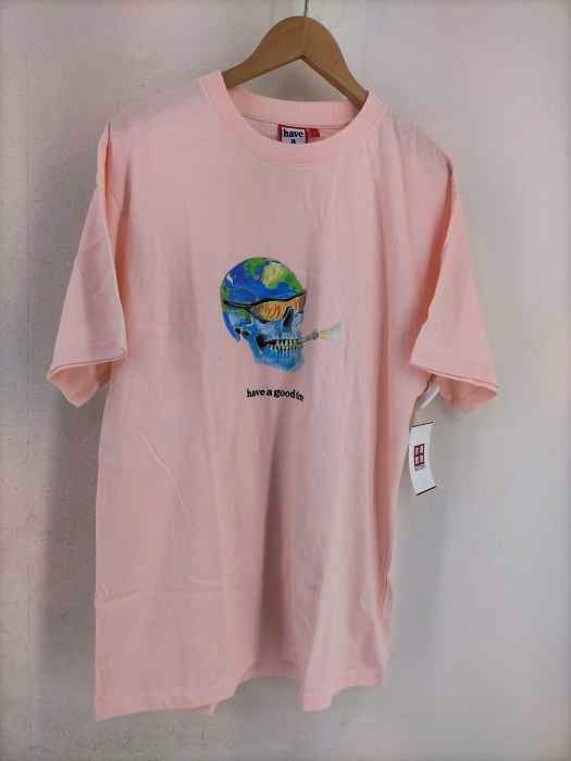 HAVE A GOOD TIME(ハブアグッドタイム) スカルプリント半袖Tシャツ メンズ JPN：L