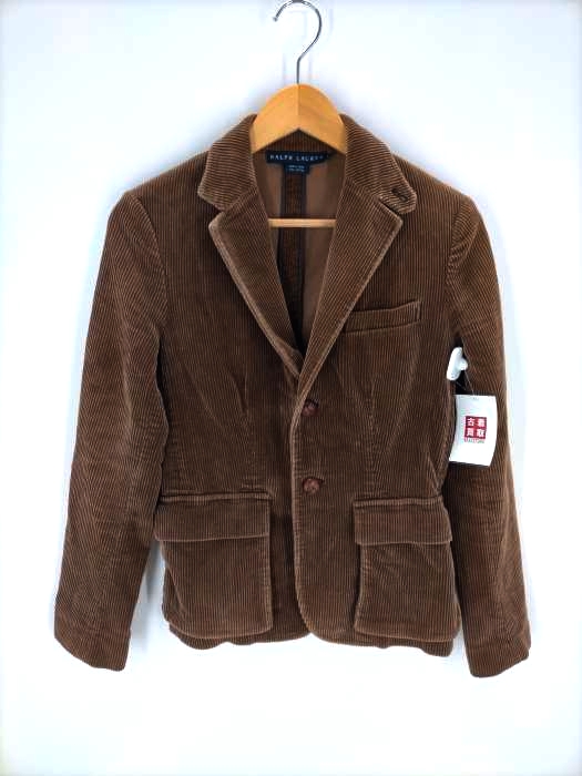 RALPH LAUREN(ラルフローレン) 太畝 クルミボタン テーラードジャケット レディース US：6