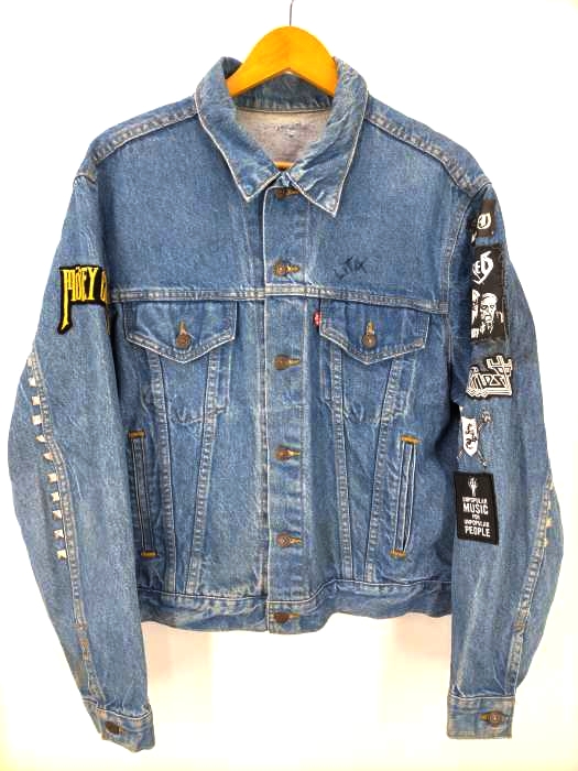 Levis(リーバイス) 80S USA製 リメイクデニムトラッカージャケット ボタン裏869  メンズ  46