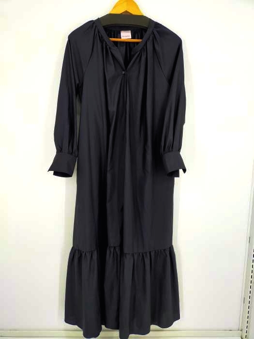 USED古着(ユーズドフルギ) {{ma couleur} マ クルール マイクロファイバー ビンテージ バックテールワンピース レディース  38
