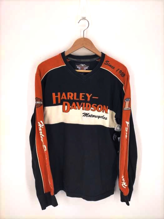 HARLEY DAVIDSON(ハーレーダヴィットソン) 90S イーグルタグ バックロゴスウェット メンズ  S
