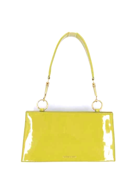 チャールズキース CHARLES & KEITH エナメル クロスボディバッグ レディース  無
