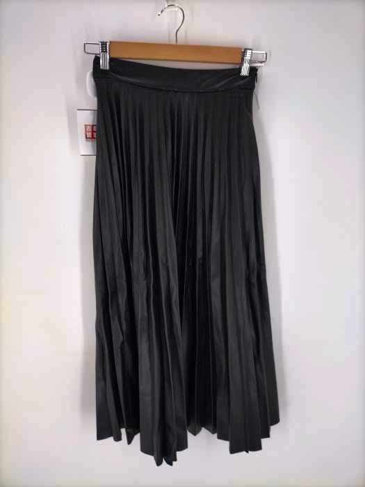 ストラディバリウス Stradivarius プリーツフェイクレザースカート レディース JPN：XS