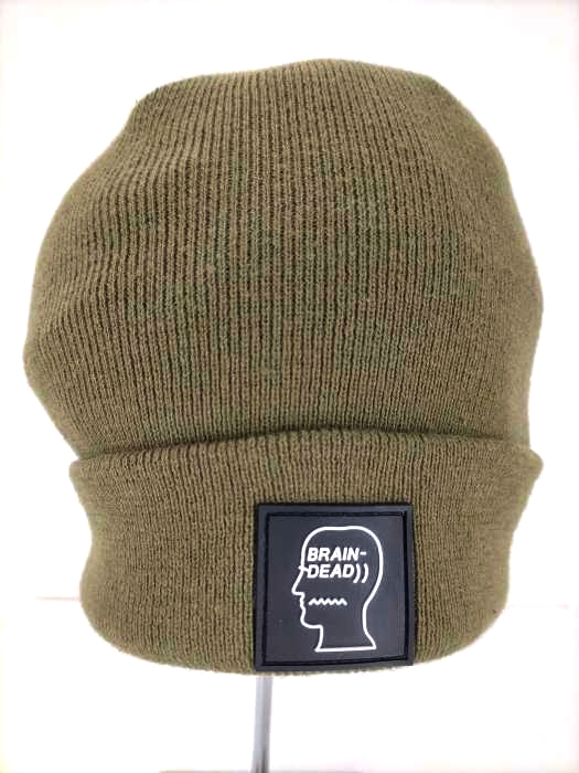 ブレインデッド BRAIN DEAD LOGO HEAD BEANIE メンズ 表記無