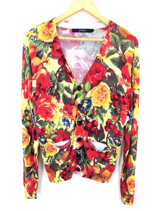 ジョイリッチ JOYRICH レーヨンフラワープリントカーディガン メンズ JPN:XL