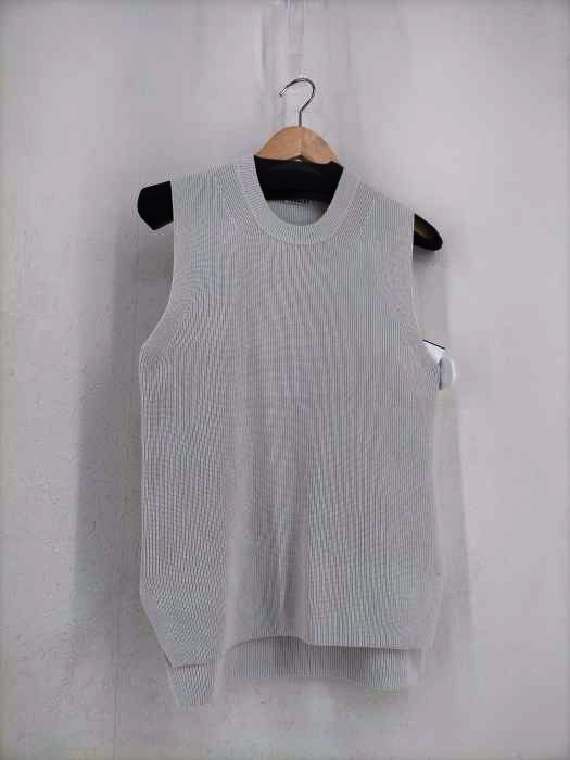 オーラリー AURALEE HARD TWIST RIB KNIT SLEEVELESS レディース  0