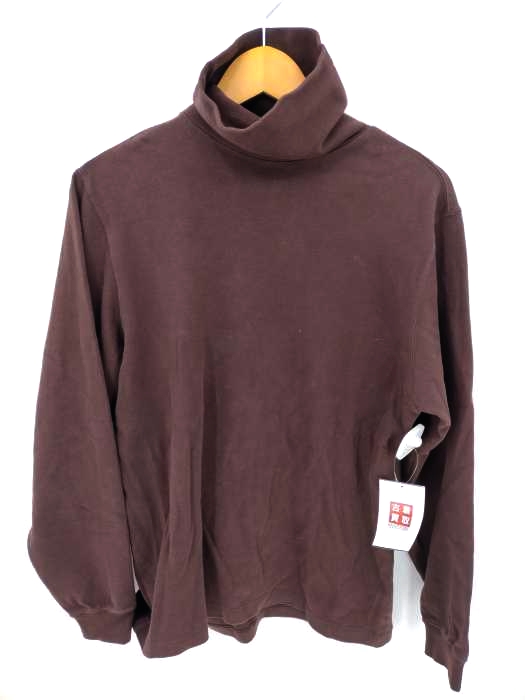 ランズエンド LANDS END 90-00s MADE IN USA ハイネックL/Sカットソー メンズ JPN：M