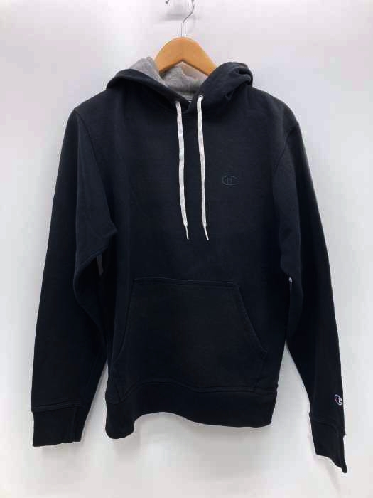 Champion(チャンピオン) 黒 パーカー メンズ  L