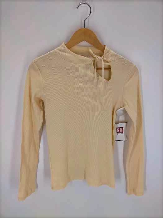 Honey mi Honey(ハニーミーハニー) 20AW ワンショルダーリブカットソー レディース トップス Tシャツ・カットソー