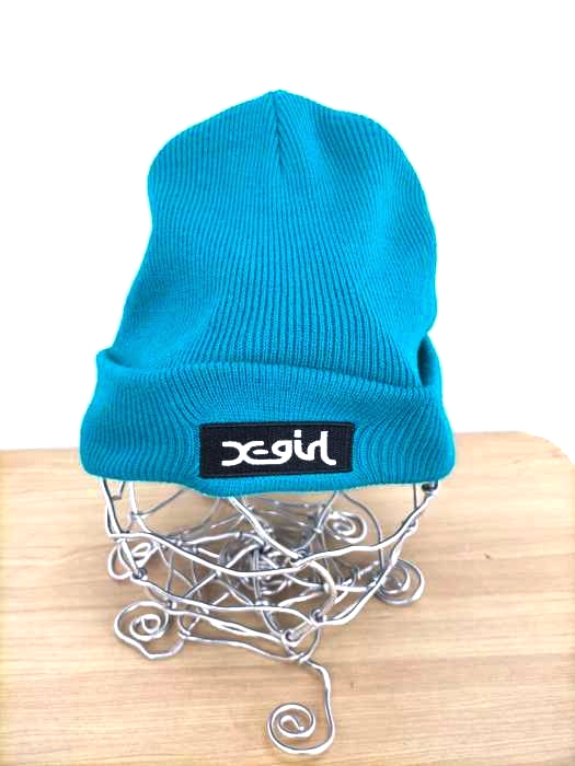 X-girl(エックスガール) BOX LOGO KNIT CAP レディース ONE SIZE