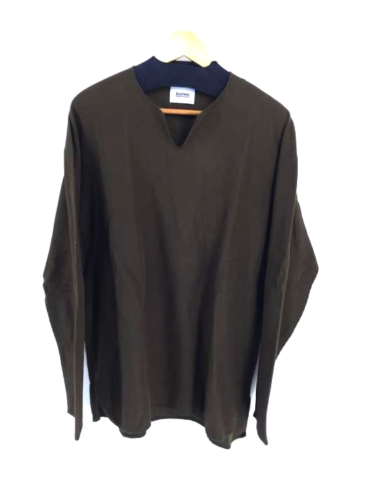 blurhms ROOTSTOCK(ブラームスルーツストックス) 20AW Rough & Smooth Thermal Over-Neck Loose Fit メンズ 表記無