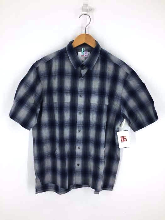 BEAMS Lights(ビームスライツ) オンブレ 半袖シャツ メンズ JPN：XL