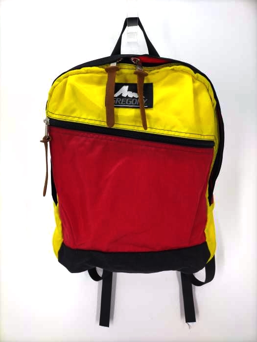 GREGORY(グレゴリー) 旧ロゴ USA製 CLASSIC SERIES CASUAL DAY バックパック デイパック RED YELLOW メンズ 表記無