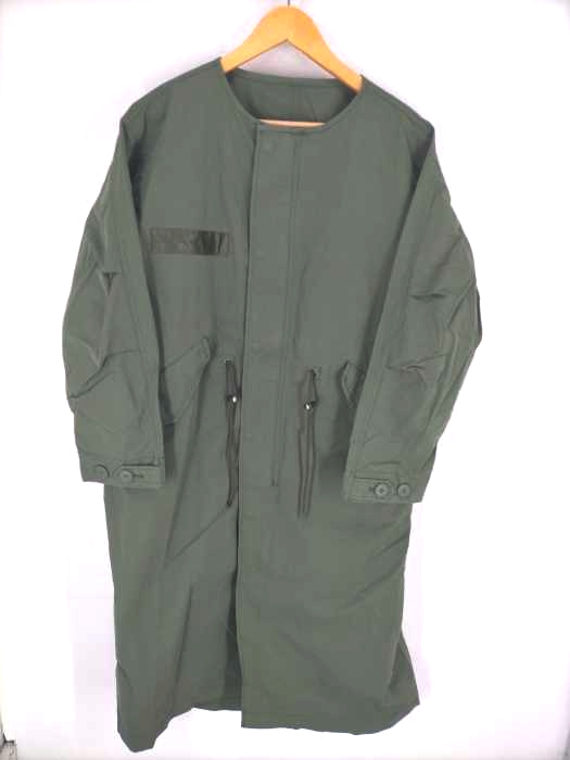 relume JOURNAL STANDARD(レリューム ジャーナルスタンダード) 21SS コットンナイロンノーカラーモッズコート レディース FREE