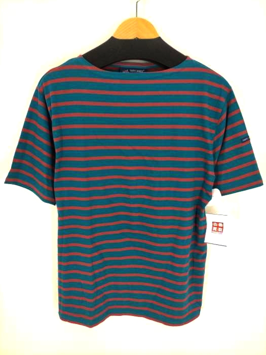 SAINT JAMES(セントジェームス) ボーダーボートネックTシャツ メンズ 40