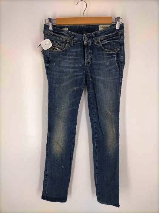 DIESEL(ディーゼル) CUDDY WASH STRETCH ペンキ加工デニムパンツ レディース  24/32