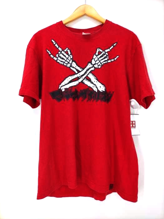 USED古着(ユーズドフルギ) United Athleボディ マキシマムザホルモン ダメXXXニギレ GET UP BOYS Tシャツ 6.2oz メンズ JPN:L