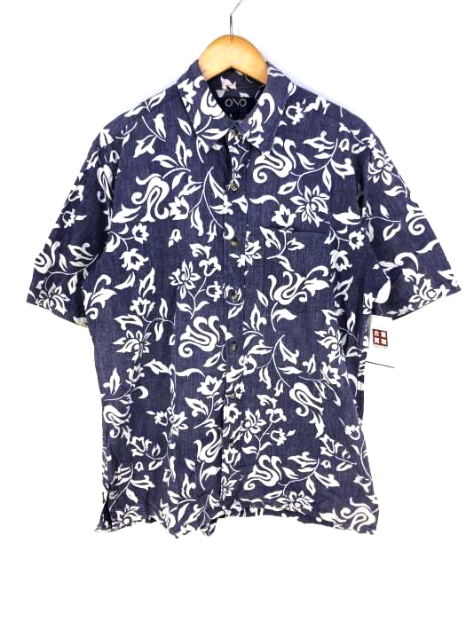 USED古着(ユーズドフルギ) ONO & COMPANY コットンアロハシャツ メンズ JPN：L