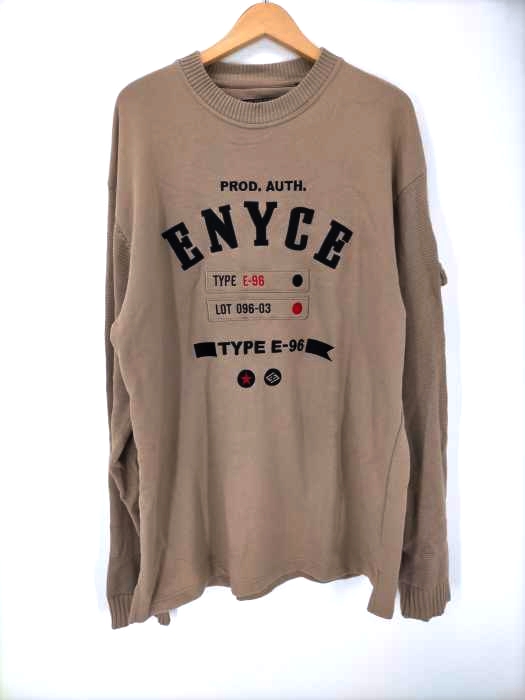enyce(エニーチェ) 90S 袖ニット切替スウェット メンズ JPN：L